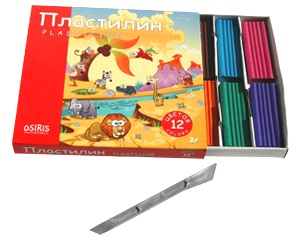 .Plastilns OSIRIS, 12kr., 240g